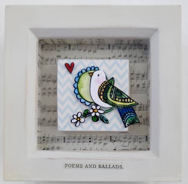 - a , Mixed Media Sculpture by Catherine Hoskin, measuring 12 x 12 cm (H x W) £48